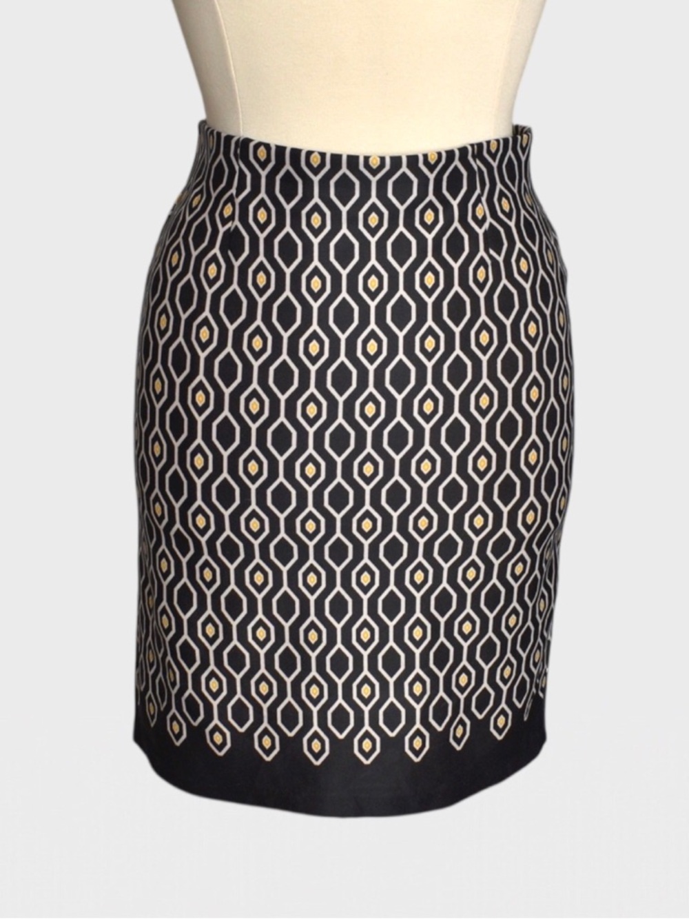 Roz & Ali Geometric Print Pencil‎ Skirt